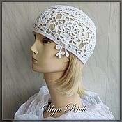 Аксессуары handmade. Livemaster - original item White Lotus Hat. Handmade.