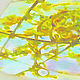 Витражный подвесной потолок-утро в садовой беседке, Витражи, Москва,  Фото №1