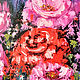 Картина розы,Розовый букет, маслом импасто. Картины. Картины ArtHelenKey Елена Ключникова (earthelenkey). Интернет-магазин Ярмарка Мастеров.  Фото №2