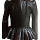 Order Leather jacket with peplum. Lollypie - Modiste Cat. Livemaster. . Outerwear Jackets Фото №3