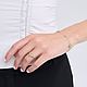 Заказать Кольцо с четырехлистником из серебра с хризолитом. INFANTA_RINGS. Ярмарка Мастеров. . Кольцо помолвочное Фото №3