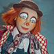 Кукла из полимерной глины Клоун Сеня, Куклы и пупсы, Одесса,  Фото №1