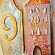 Заказать Часы настенные "Домики". Anna Gaponova. Ярмарка Мастеров. . Часы классические Фото №3