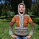 Knitted tunic with a hood Listopad. Tunics. Natalia Bagaeva knitting (nbagaeva). Online shopping on My Livemaster.  Фото №2