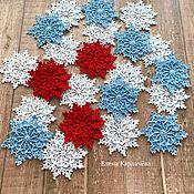 Сувениры и подарки handmade. Livemaster - original item Christmas toys Snowflake relief. Handmade.