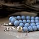 Beads with angelite. Necklace. Beautiful magic stones (silakamnia). Online shopping on My Livemaster.  Фото №2
