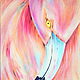 Painting Pink Flamingo Interior Painting Oil On Canvas, Pictures, Moscow,  Фото №1