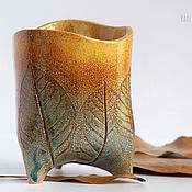 Для дома и интерьера handmade. Livemaster - original item Vases: Vase on legs 