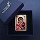 Miniature Vladimir Icon of the Mother of God. Icons. OLGA KNIAZEVA | Yuvelirnaya zhivopis. Ярмарка Мастеров.  Фото №5