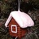 Christmas tree toy 'the Hut'. Christmas decorations. Cheer. Online shopping on My Livemaster.  Фото №2