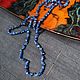 Long beads 'Lapis Lazuli', Europe, Vintage necklace, Arnhem,  Фото №1