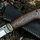 Заказать Нож Егерь (сталь 95х18, венге, латунь). Дом ремёсел. Ярмарка Мастеров. . Ножи Фото №3