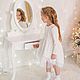 Dressing table console with mirror for children in the children's room. Tables. Ludmila Omland. My Livemaster. Фото №6