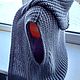 Жилет женский вязаный из шерсти серого цвета. Жилеты. AccessoriesWool мягко и комфортно. Ярмарка Мастеров.  Фото №5