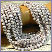 Материалы для творчества handmade. Livemaster - original item Pearls Lilac delicate galtovka. thread. Handmade.