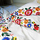A set of bed linen Sheets and 2 pillowcases with embroidery. Sheets. Modern and vintage embroidery. My Livemaster. Фото №6