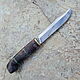 Knives 'Hauki-1' Finca 95h18 stab.karelka. Knives. Artesaos e Fortuna. Online shopping on My Livemaster.  Фото №2