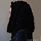 'A flickering' Black knitted Snood. Scarves. CUTE-KNIT by Nata Onipchenko. My Livemaster. Фото №5