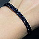 Sparkling Blue Natural Spinel Bracelet with Cut, Bead bracelet, Moscow,  Фото №1