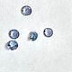 БЕЗ ОБРАБОТКИ!! Танзанит натуральный, круг, 5 мм, 5шт. Кабошоны. ILLUSION_STONES1. Ярмарка Мастеров.  Фото №5