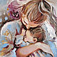 Tender day a Picture about motherhood. Pictures. Annet Loginova. Online shopping on My Livemaster.  Фото №2