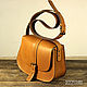 Bag. Genuine leather. Handmade. art. HB 015. Classic Bag. Masterskaya 'FACTURE'. Online shopping on My Livemaster.  Фото №2