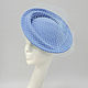 Hat with a veil ' Selena'. Color blue. Hats1. Exclusive HATS. LANA ANISIMOVA.. My Livemaster. Фото №4