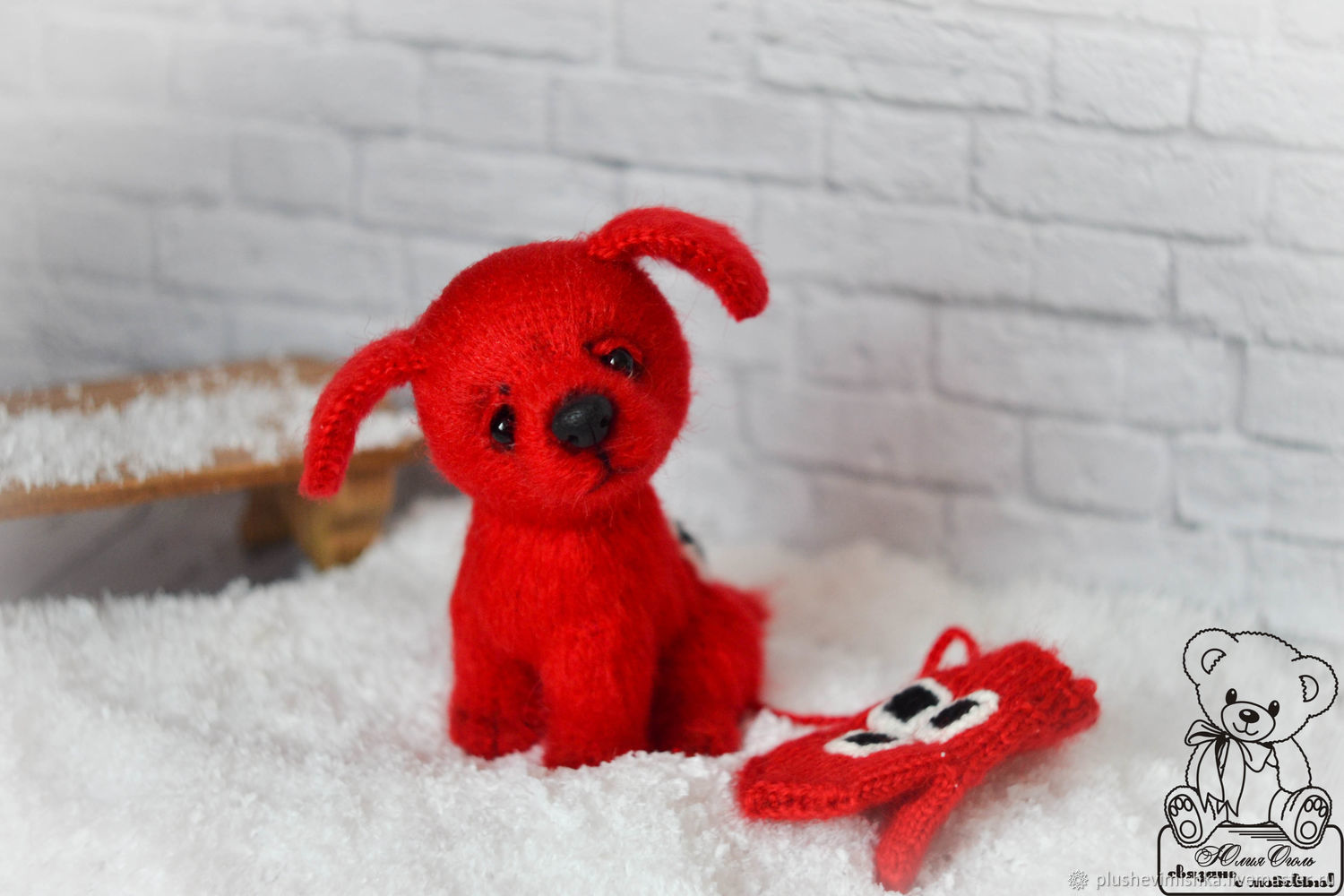 вязаная собака игрушка варежка. варежки тедди. щенок из варежки. собачка из мультфильма варежка. собачка варежка.