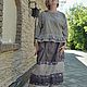 Костюм "Голубка". Костюмы. Елена. Бохо одежда 'Дело вкуса' (elena-delovkusa). Ярмарка Мастеров.  Фото №4