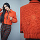 Embroidered bomber jacket orange new collection. Bombers. KVITKA. Online shopping on My Livemaster.  Фото №2