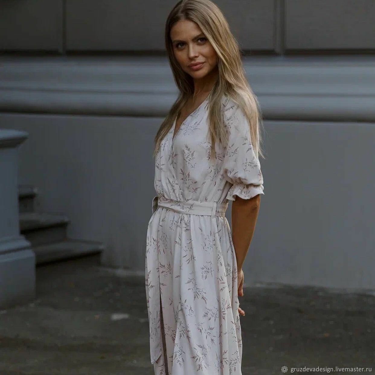 Платье/бежевый Ksenia Knyazeva в интернет-магазине на Ярмарке Мастеров Платья, М