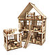 Кукольный домик с лестницей. Кукольные домики. Wooden-world. Интернет-магазин Ярмарка Мастеров.  Фото №2