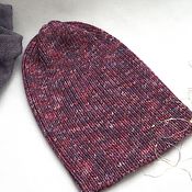 Аксессуары handmade. Livemaster - original item Caps: Knitted hat with elastic band. Handmade.