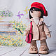  Кукла текстильная интерьерная Амели, Большеножка, Новосибирск,  Фото №1