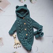 Одежда детская handmade. Livemaster - original item Knitted rompers. Handmade.