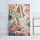Oil painting of a ballerina on canvas, Pictures, Moscow,  Фото №1