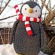 Вязаный пингвин. Мягкие игрушки. whitecrow_knit. Интернет-магазин Ярмарка Мастеров.  Фото №2