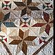 Patchwork quilted double-sided bedspread with stars. Bedspreads. Gurchiani Irina.. My Livemaster. Фото №10
