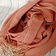  Handmade woven scarf made of Italian yarn linen cotton. Scarves. rezan (rezan). My Livemaster. Фото №4