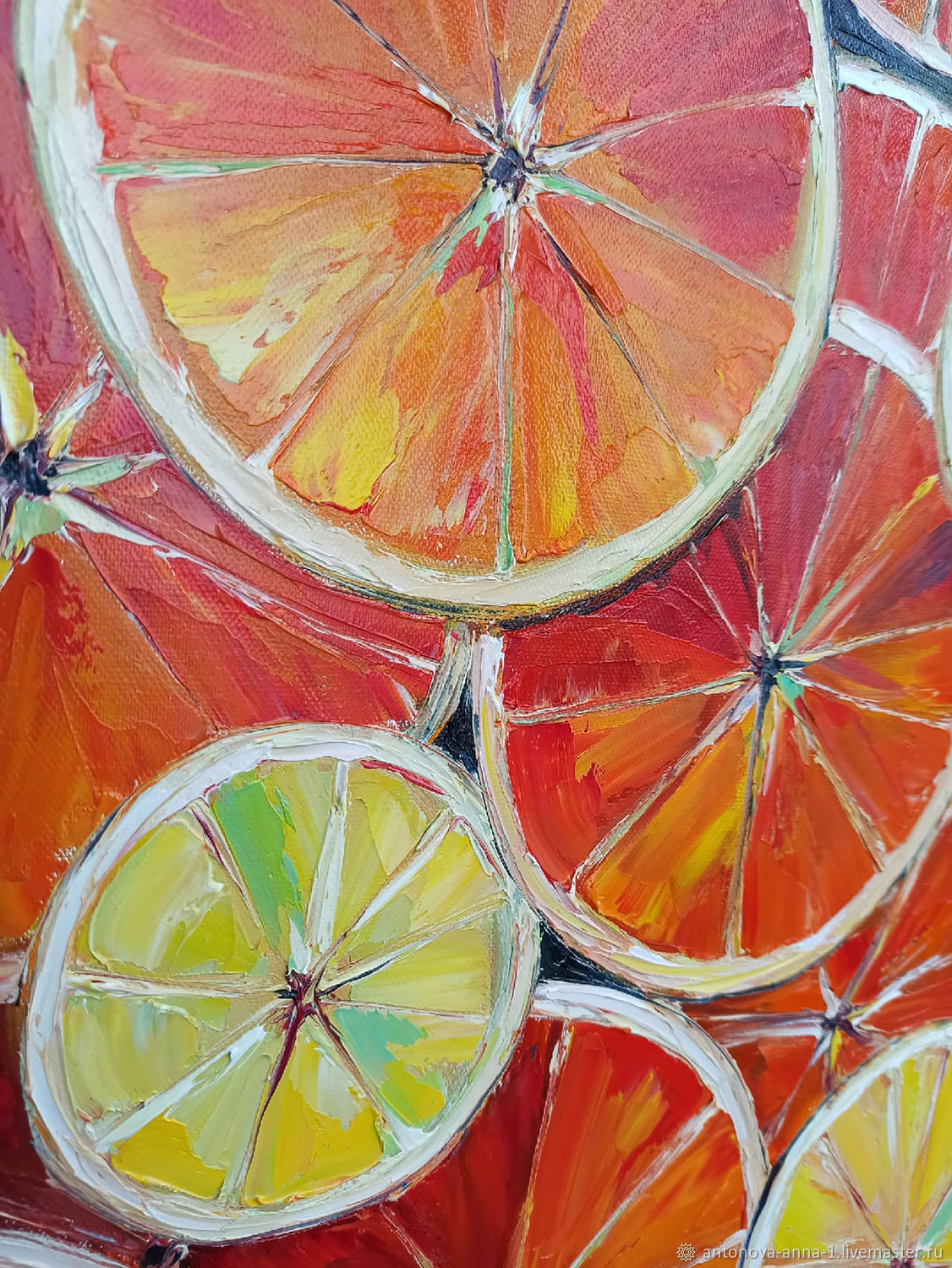 Апельсин живопись