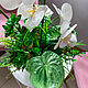  Интерьерная композиция с орхидеей. Композиции. VS_handmade. Ярмарка Мастеров.  Фото №5