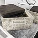 Small Box - бетонная коробочка с деревянной крышкой из дуба. Шкатулки. bloom_berry. Ярмарка Мастеров.  Фото №5