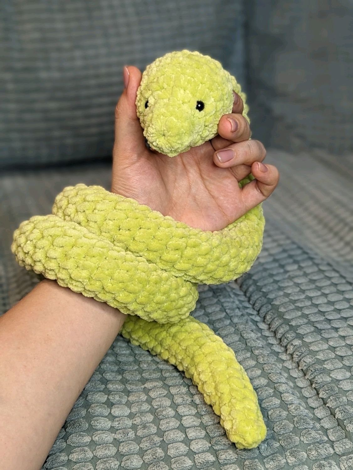 Мягкая игрушка Snake (50 см) [Handmade] Змея Купить в магазине teplovizor-v-arendu.ru