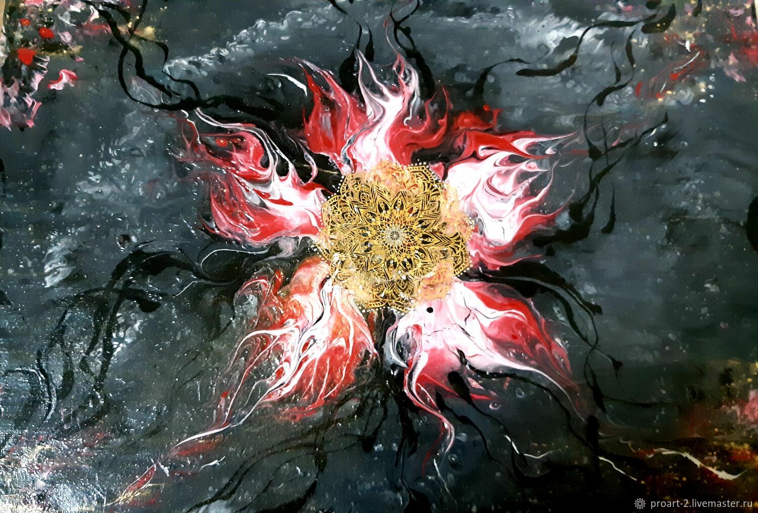 Огненный цветок арт5