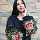 Embroidered black dress knee length 'Captivating Mac'. Dresses. KVITKA. Online shopping on My Livemaster.  Фото №2