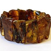 Украшения handmade. Livemaster - original item Amber bracelet with inclusions.. Handmade.