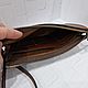 Клатч кожаный. Клатчи. ALEX FLAIR • leather goods. Ярмарка Мастеров.  Фото №5