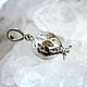 Кулон Гранат из серебра 925 пробы с цирконами SS0045. Подвеска. Sunny Silver. Ярмарка Мастеров.  Фото №6