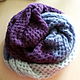 Snood knitting iris, Snudy1, Solnechnogorsk,  Фото №1