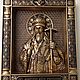 Резная Икона Дмитрий Ростовский. Иконы. МАСТЕРСКАЯ РЕЗНОЙ ИКОНЫ АРТЕМА БУРОВА. Ярмарка Мастеров.  Фото №4